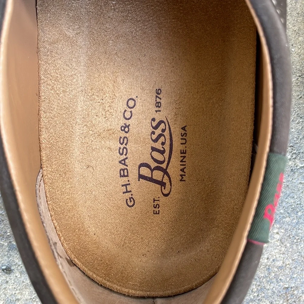 Mens Bass oxford tie shoes Size 11.5 - Picture 5 of 6